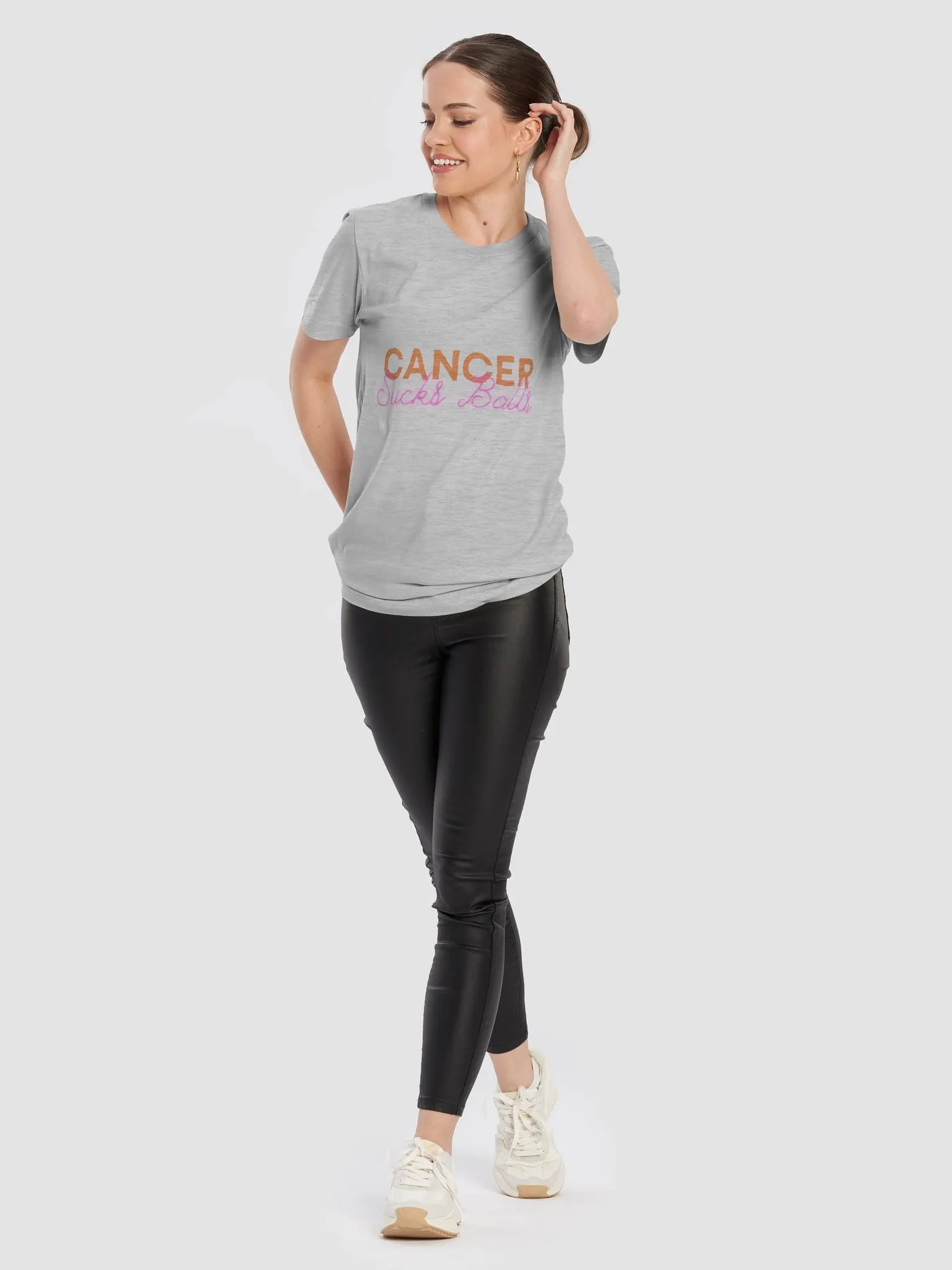 Cancer Sucks Balls - Tee product image (10)