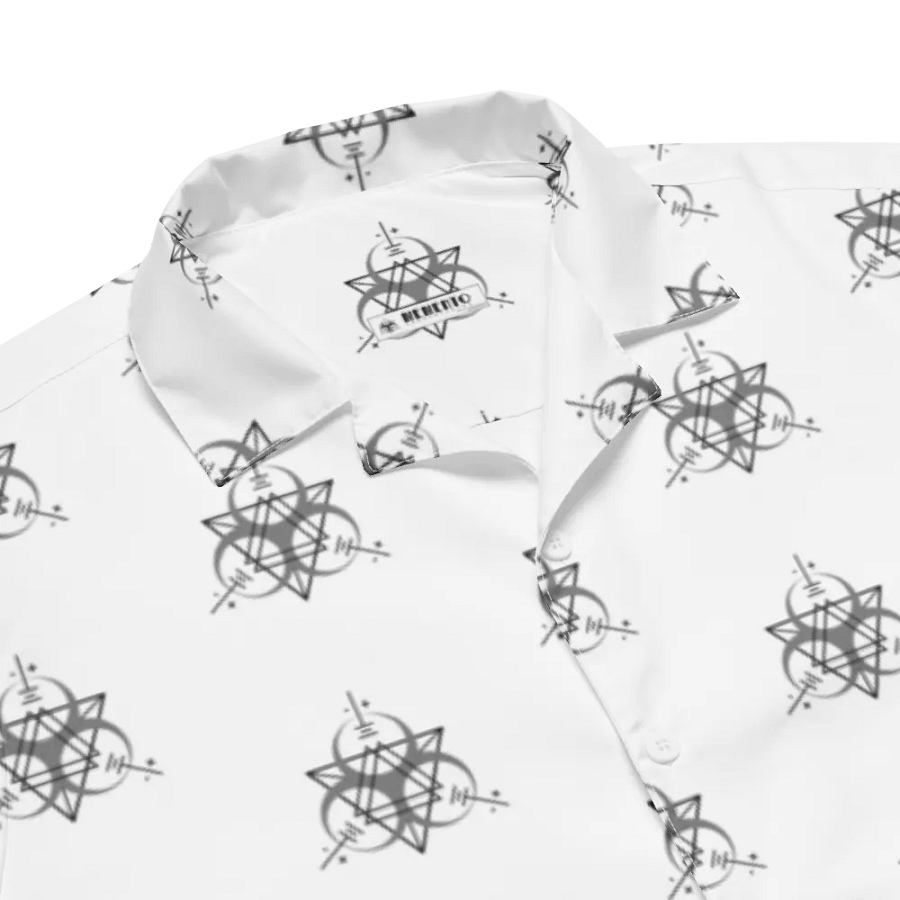 Memento Laboratories Logo Hawaiian Shirt [White] product image (3)