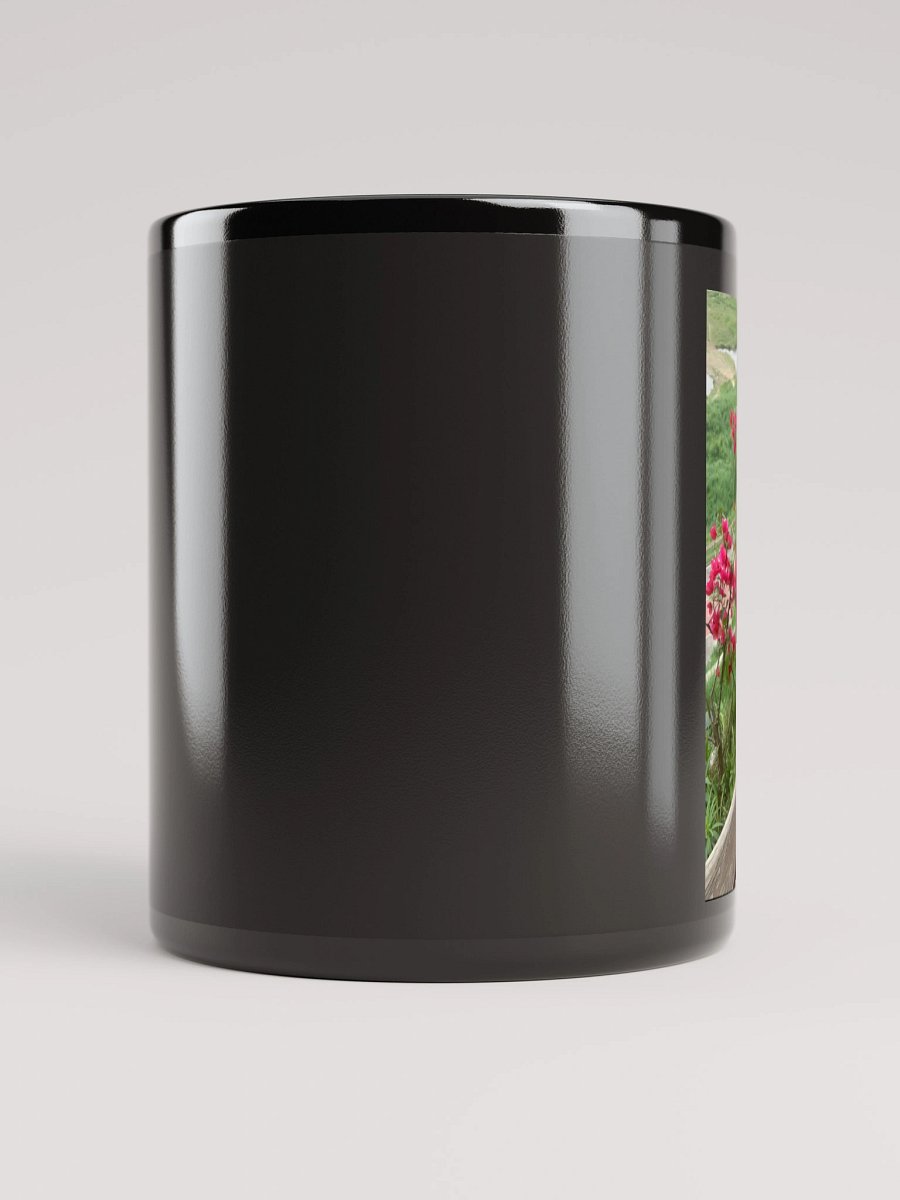Black Glossy Mug: at park product image (9)