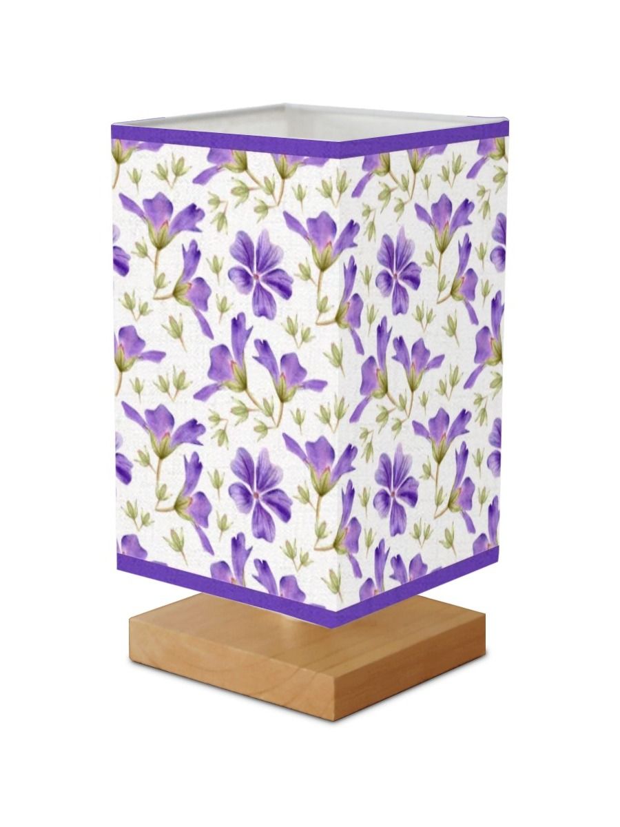 Square Table Lamp- Spring-Time All different flowers!! product image (3)