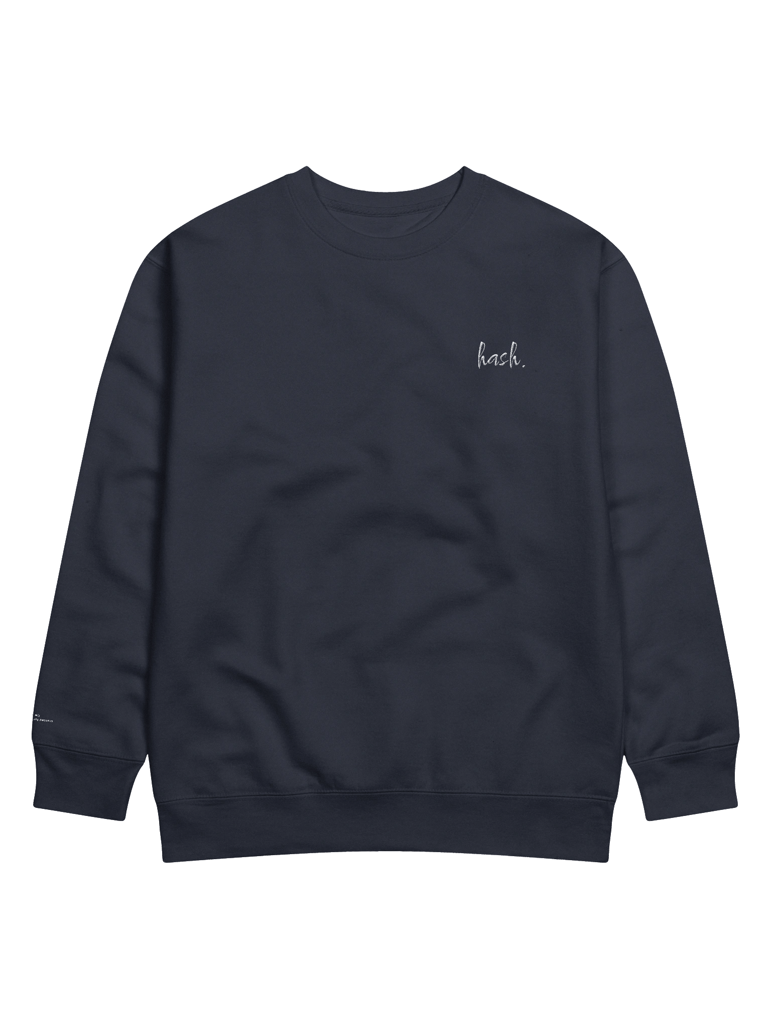 fw25 "script" sweatshirt product image (1)