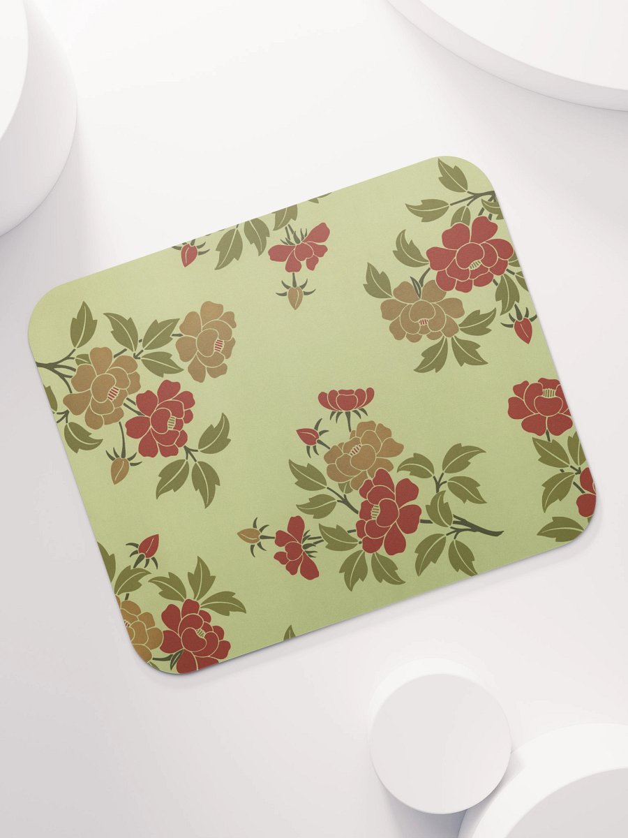 Japanese Leaves & Flowers. Mouse Pad product image (7)