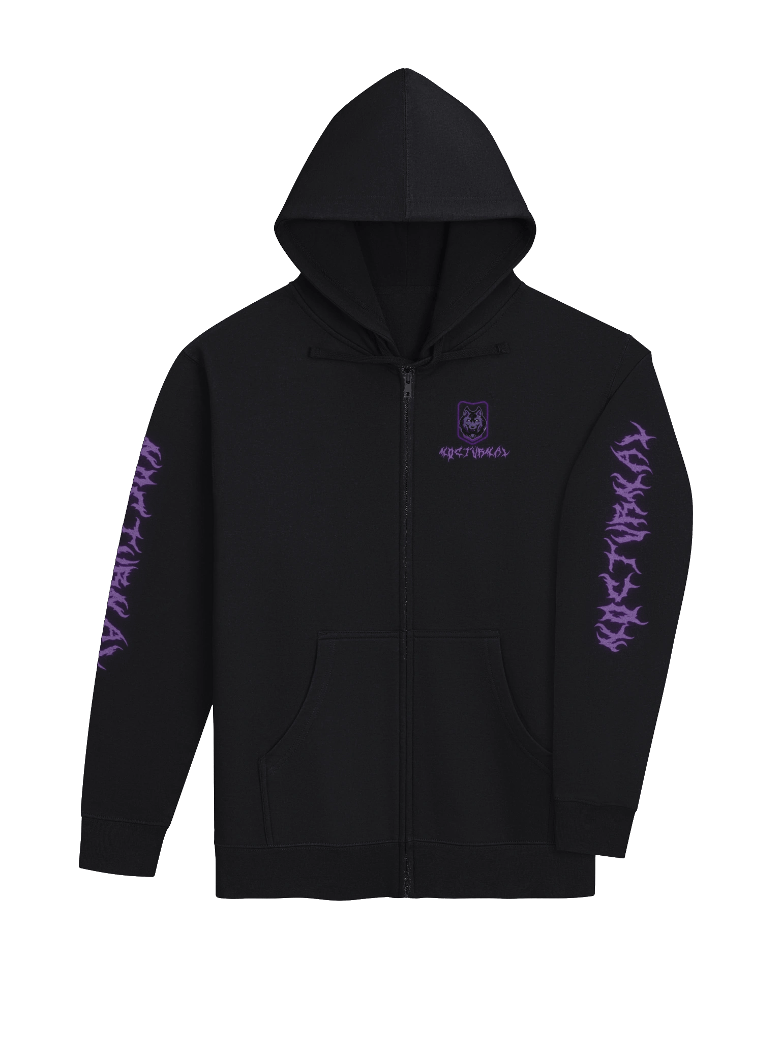 Nocturnal zipper hoodie product image (4)