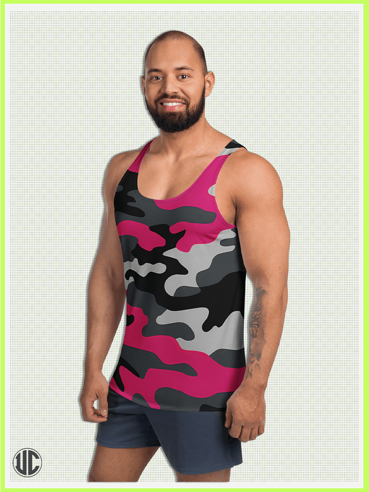 Savage Pink Camo – Men’s Tank Top product image (1)