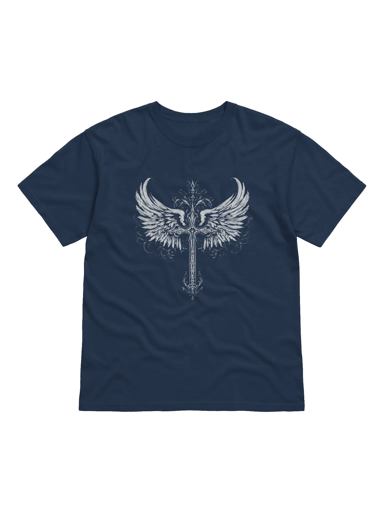 Sword and Wings T-Shirt, Fantasy Art Tee, Mythical Design Shirt product image (1)