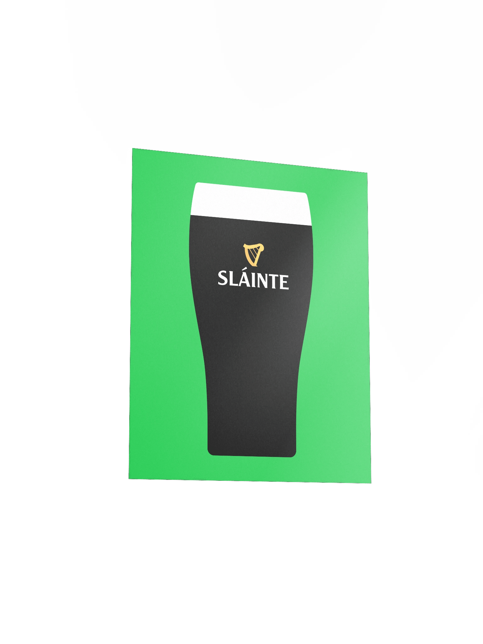 Sláinte - Pint of the Black Stuff | Enhanced Matte Paper Poster Print product image (3)