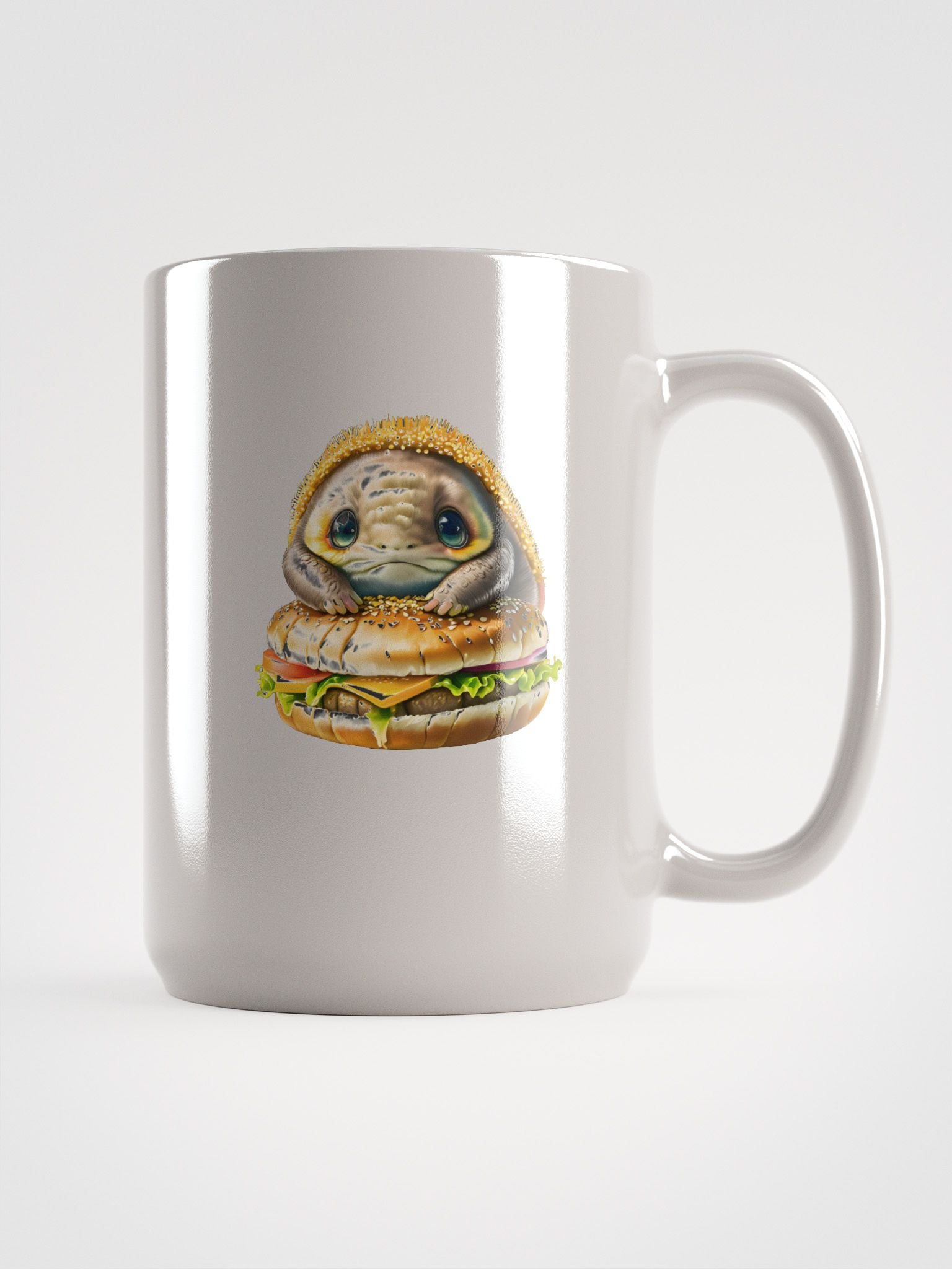 Water-Bear Burger Mug — Science Art Ceramic Coffee Cup product image (2)
