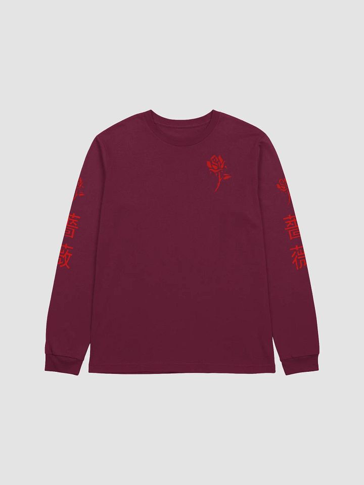 薔薇 Red Dripping Rose Long Sleeve product image (10)