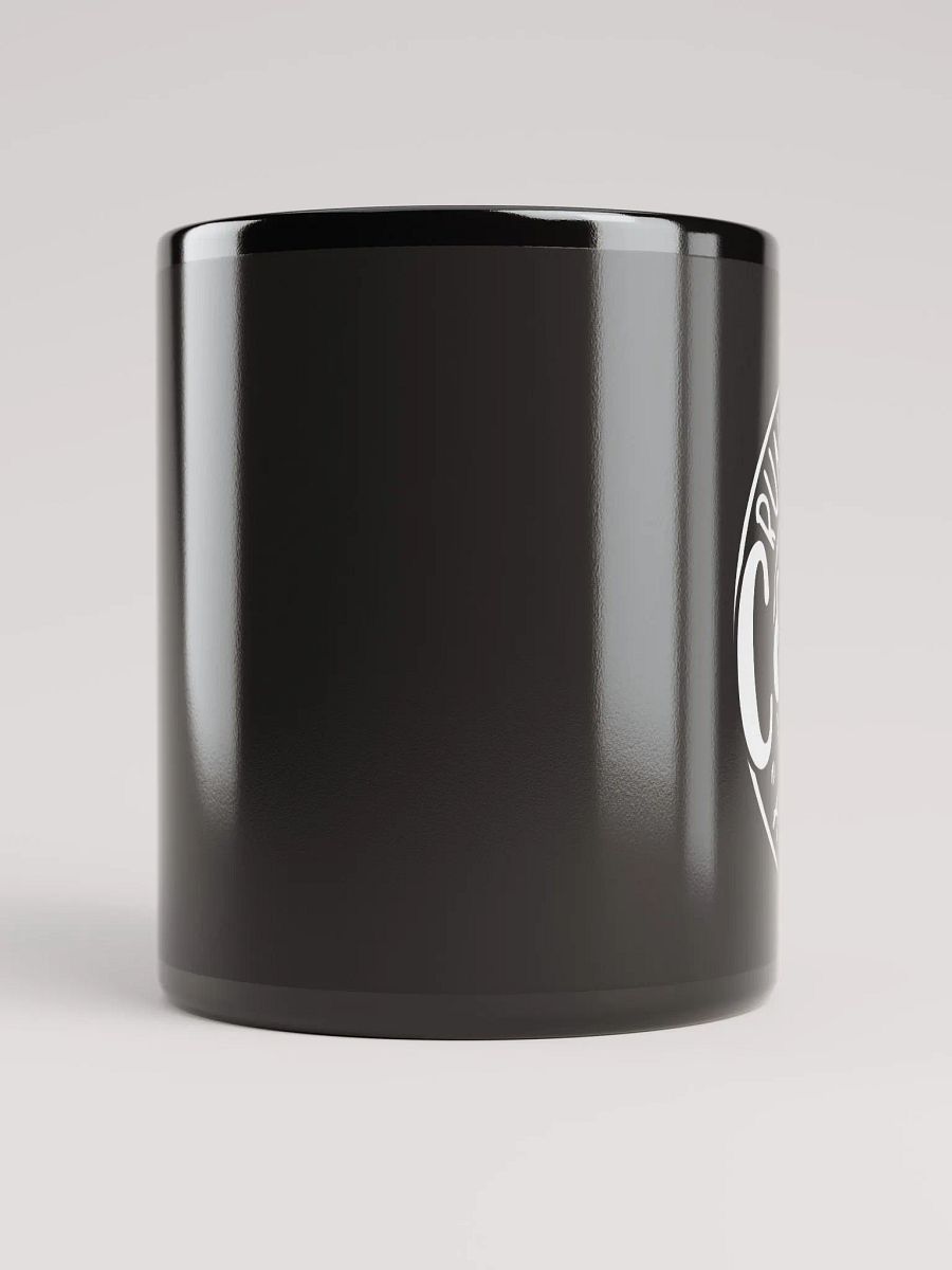 Running on Coffee and Jesus Black Glossy Mug product image (6)