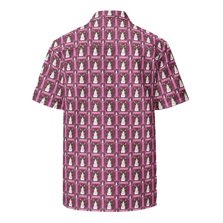 Tabby Cat Hawaiian Shirt - Mulberry product image (2)