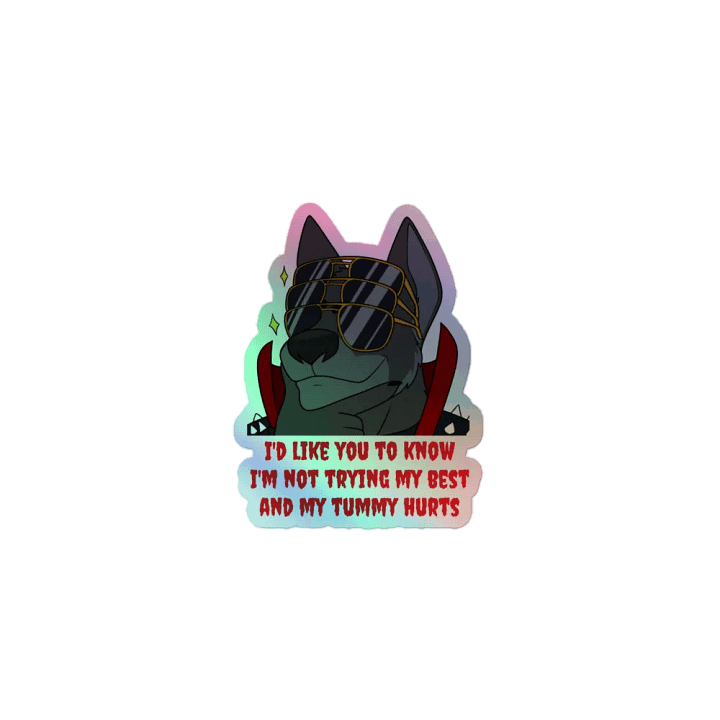 TUMMY CHAD STICKER product image (1)