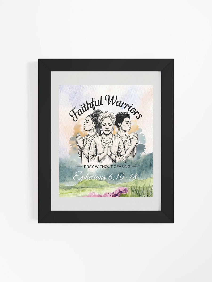 Faithful Warriors Christian Framed Poster. product image (4)