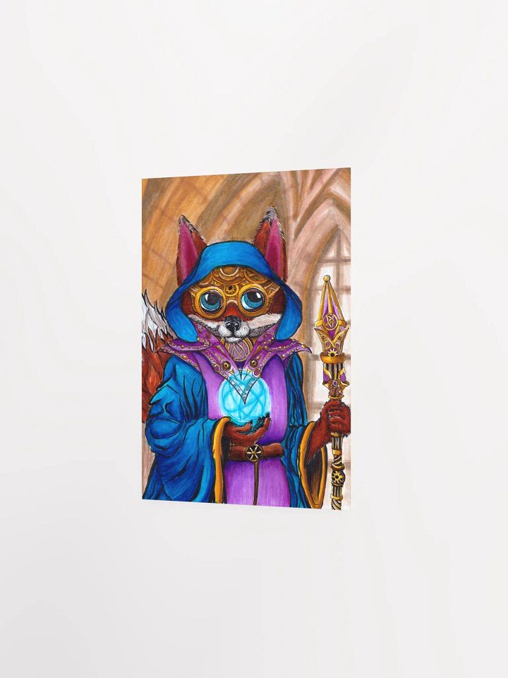 Steampunk Wizard Fox Art Print product image (2)