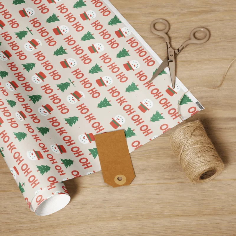 Ho Ho Ho Wrapping Paper product image (4)