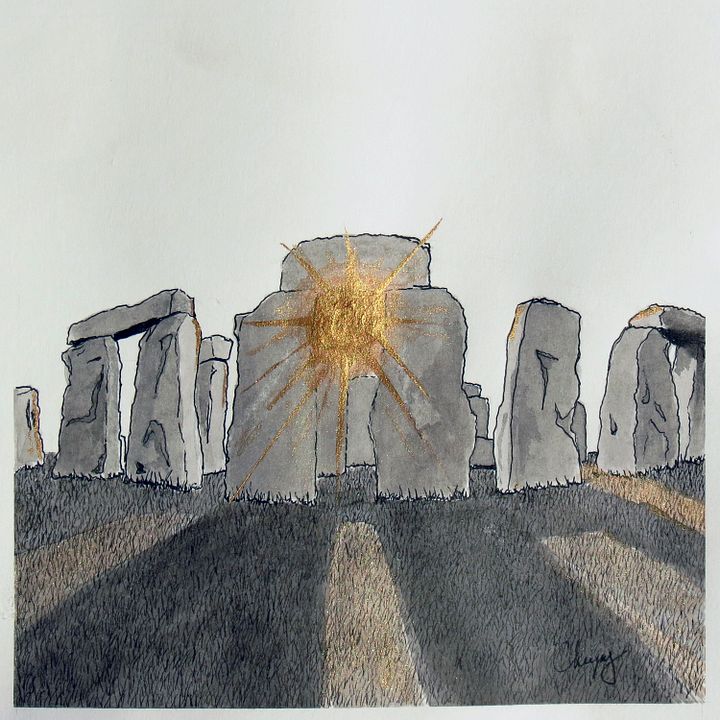 Stonehenge - Original Drawing product image (2)