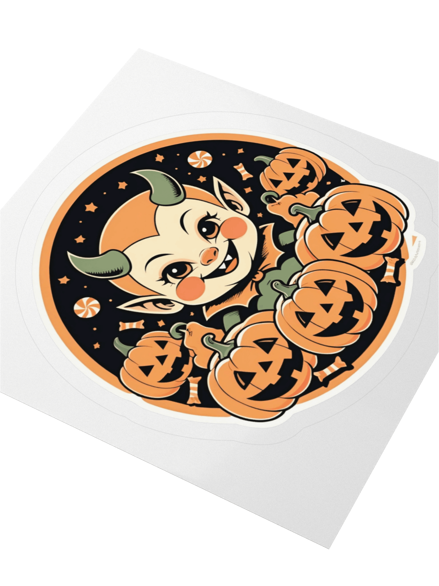 Halloween Devil Kiss Cut Sticker product image (3)