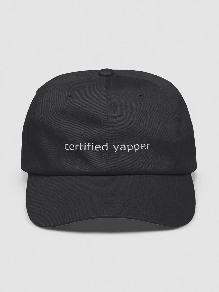 Certified Yapper Dad Hat product image (1)