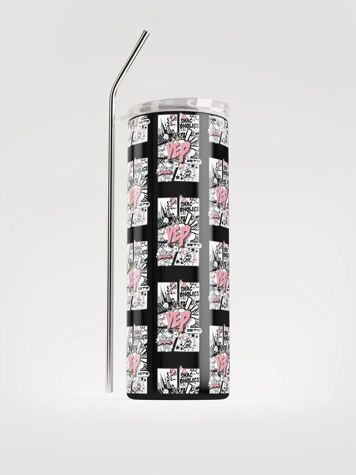 Shac-oholics Comic Blast Tumbler - Pink 