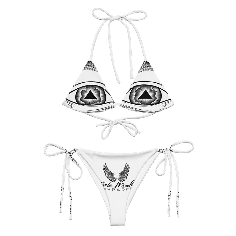 GMGA Eye Of Misfit Bikini Black Print White Thread product image (1)