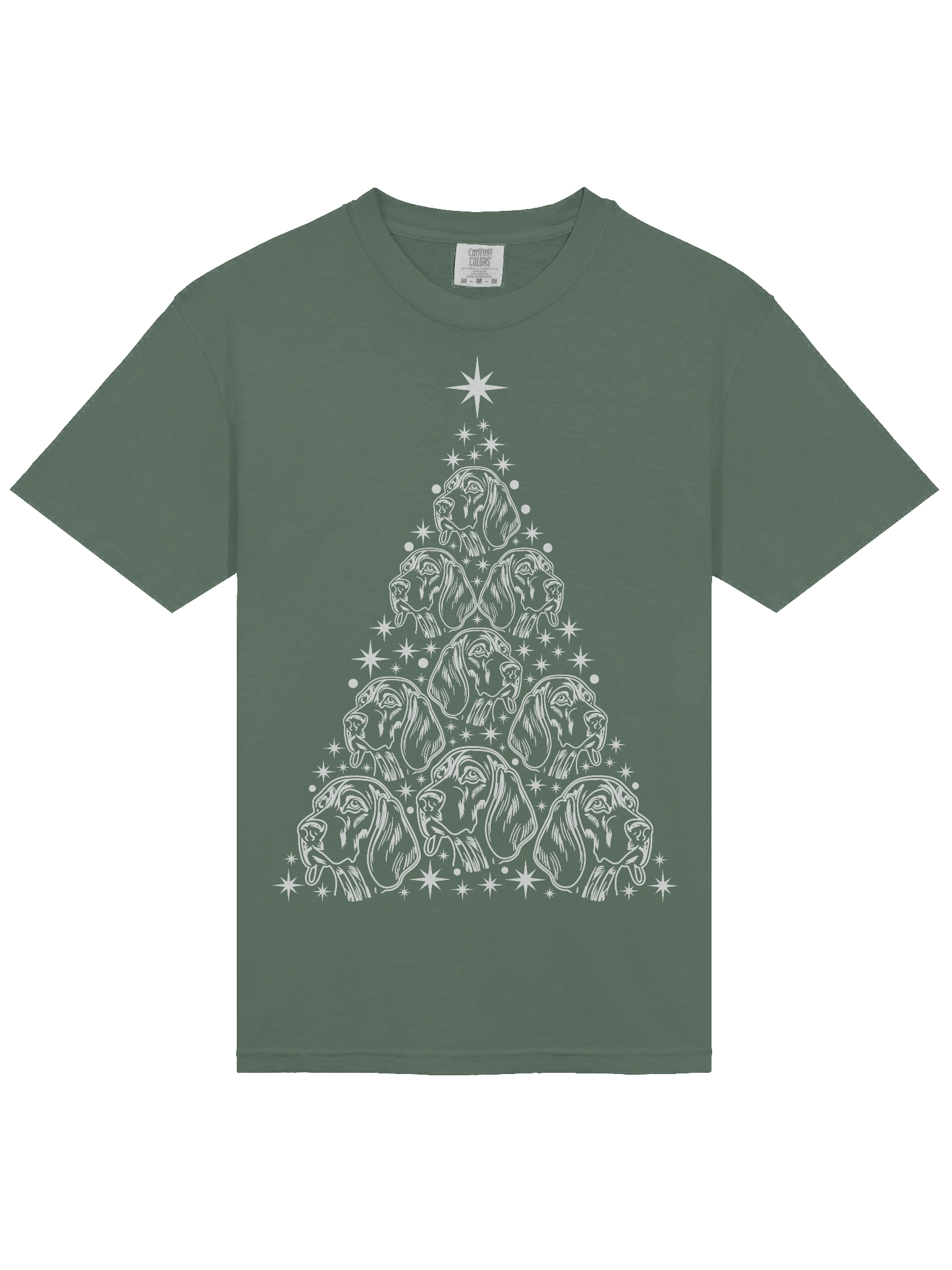 Coonhound Christmas Tree T-Shirt product image (5)