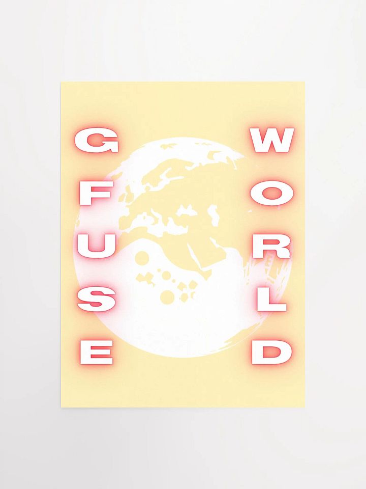 GFuse World Poster | Sand Red product image (2)