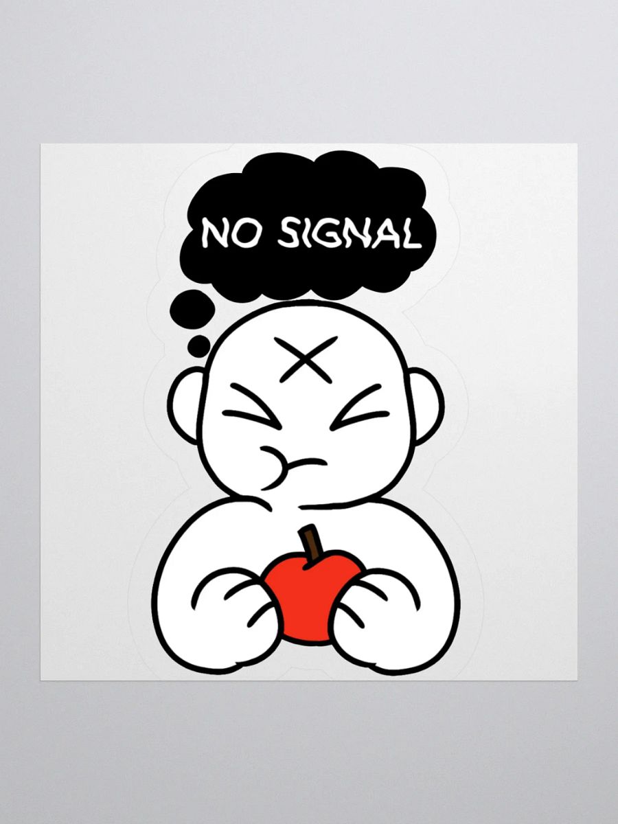 Aphantasia no signal sticker product image (2)