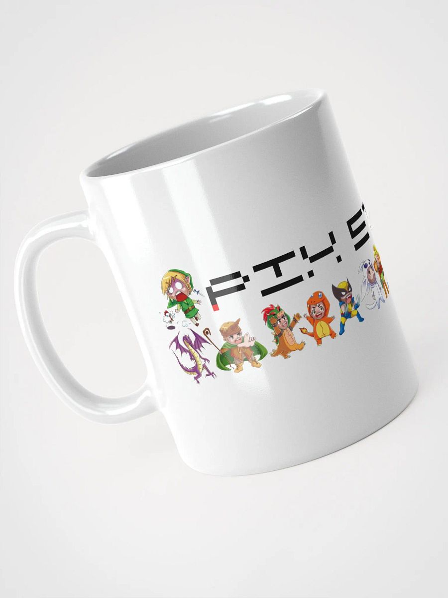 Pix Stitch Character White Glossy Mug product image (4)
