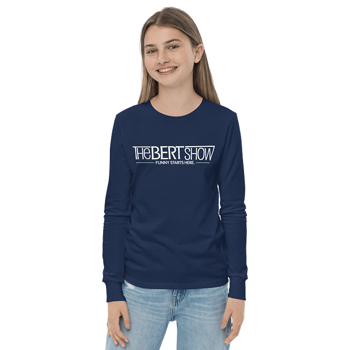 Bert Show Logo Kids Long Sleeve Tee product image (2)