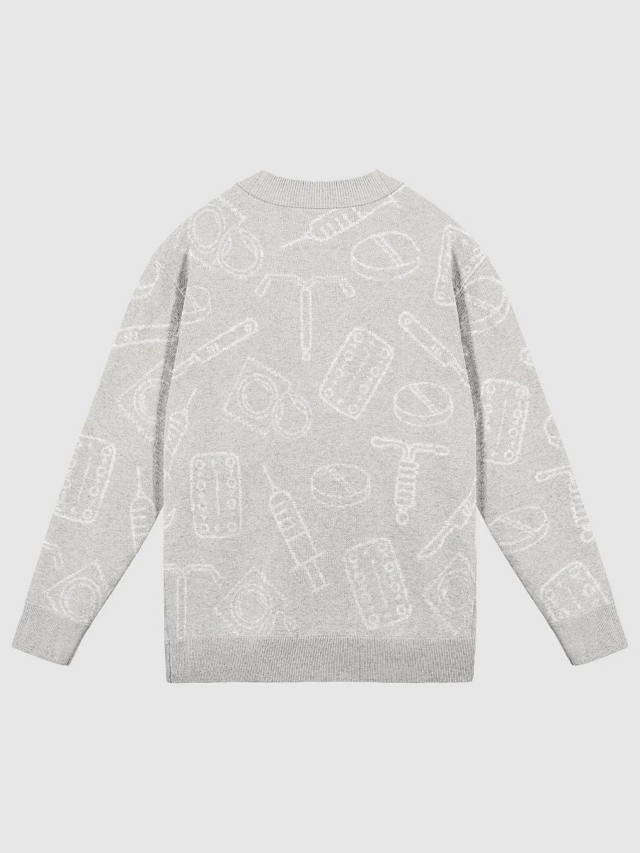 birth control icons (light grey cardigan) product image (2)