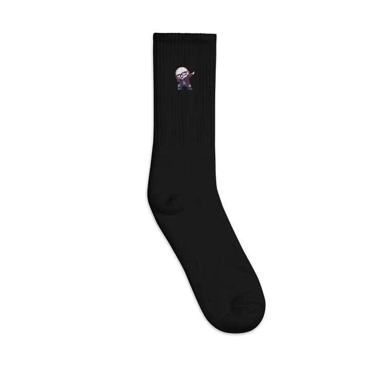 Dabbing Grandpa Cartoon Crew Socks product image (2)