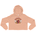 Evil Is More Fun Crop Hoodie - Peach product image (1)