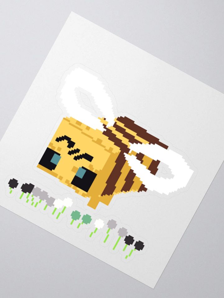 Minecraft bee sticker (agender) product image (2)
