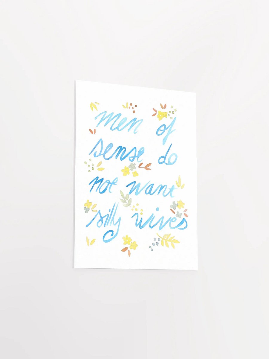 Men Of Sense - Blue & Yellow Art Print product image (8)