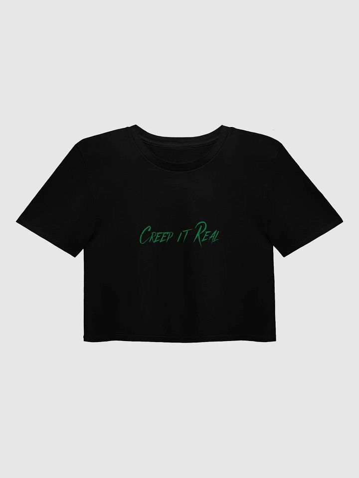 "Creep It Real" - Black Crop Top product image (1)