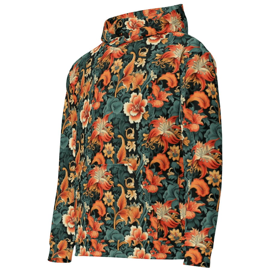 Sunset Flowers | Recycled Unisex Hoodie product image (3)