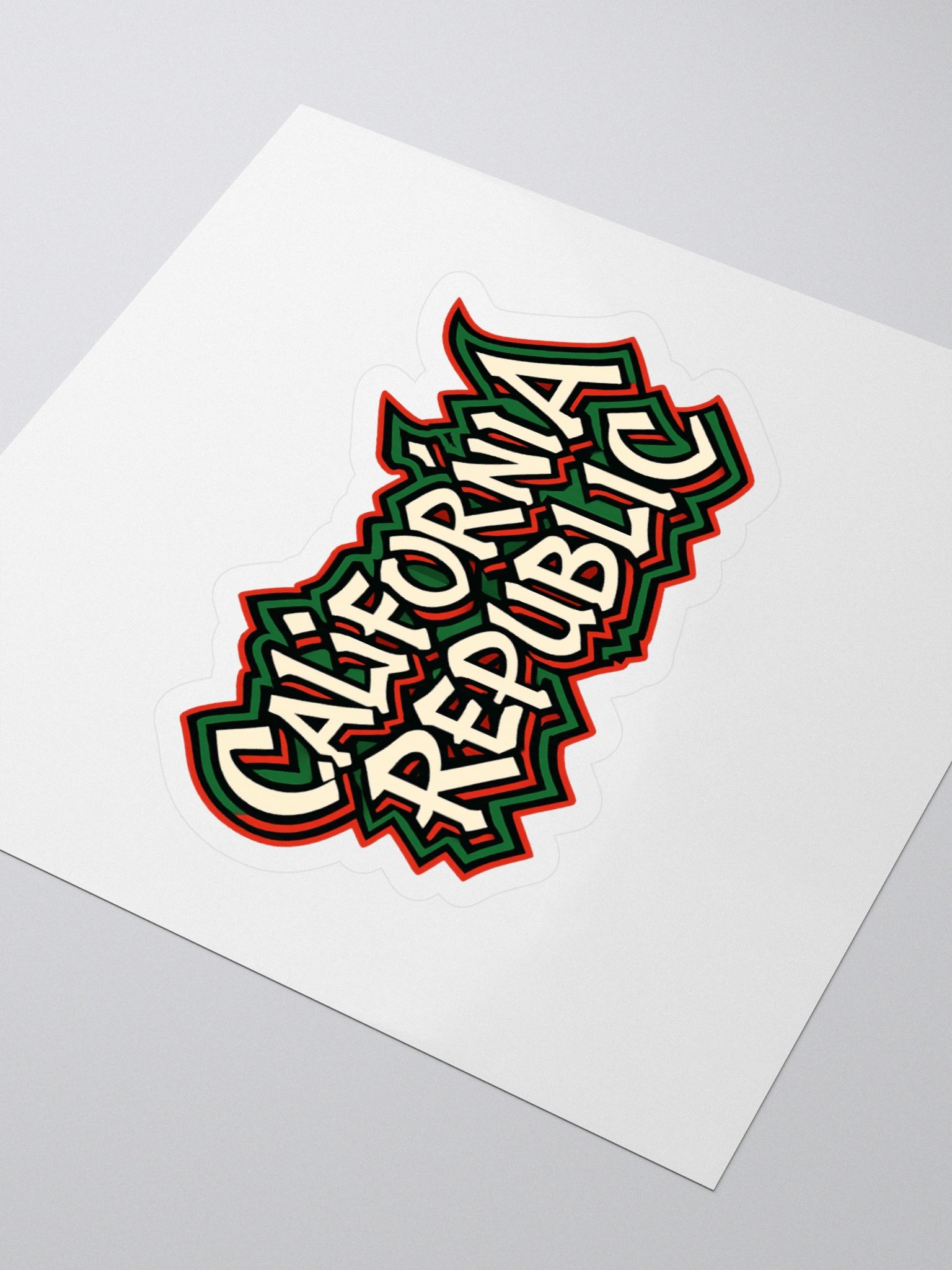 California Republic Graffiti Sticker product image (3)