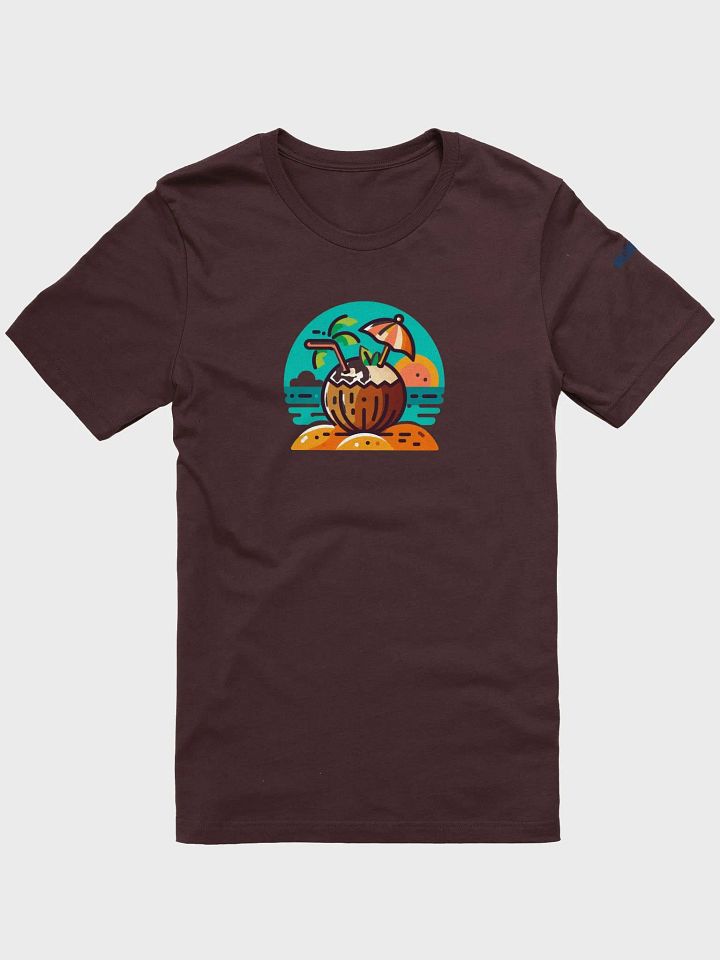 Bella+Canvas Supersoft T-Shirt | AI Design coconut drink product image (2)