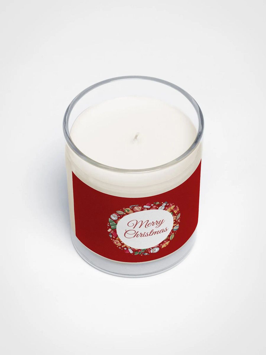 Festive Merry Christmas Soy Wax Candle product image (3)