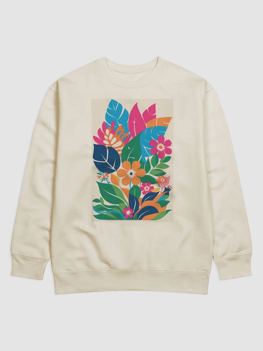 Blooming Vibes – A vibrant floral-themed sweatshirt. product image (3)
