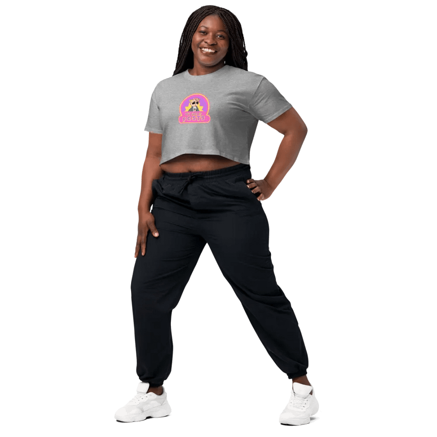 My Job is Posts Crop Top T-shirt product image (9)