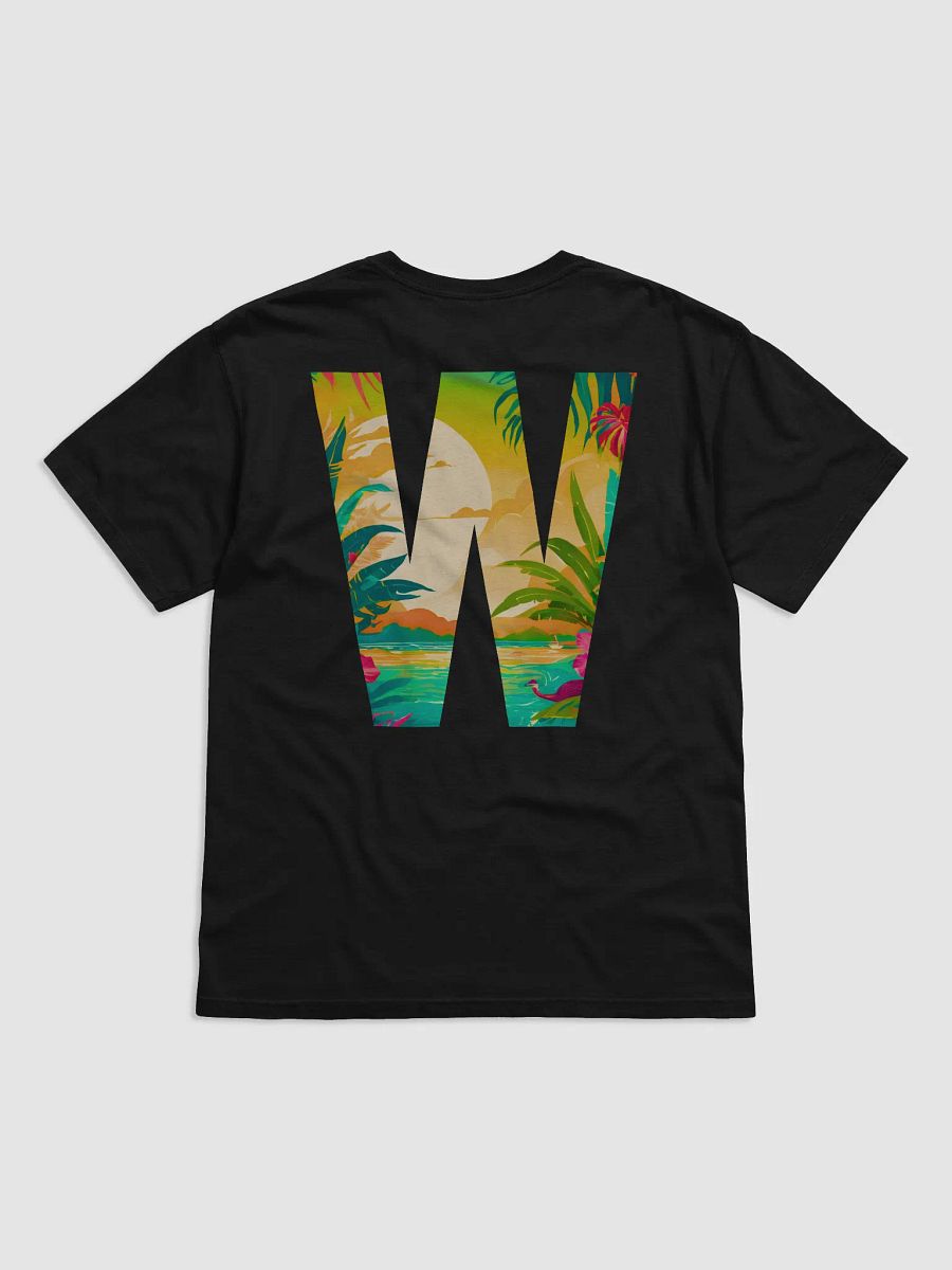 Tropical Sunset Paradise T-Shirt (Letter-W) product image (3)
