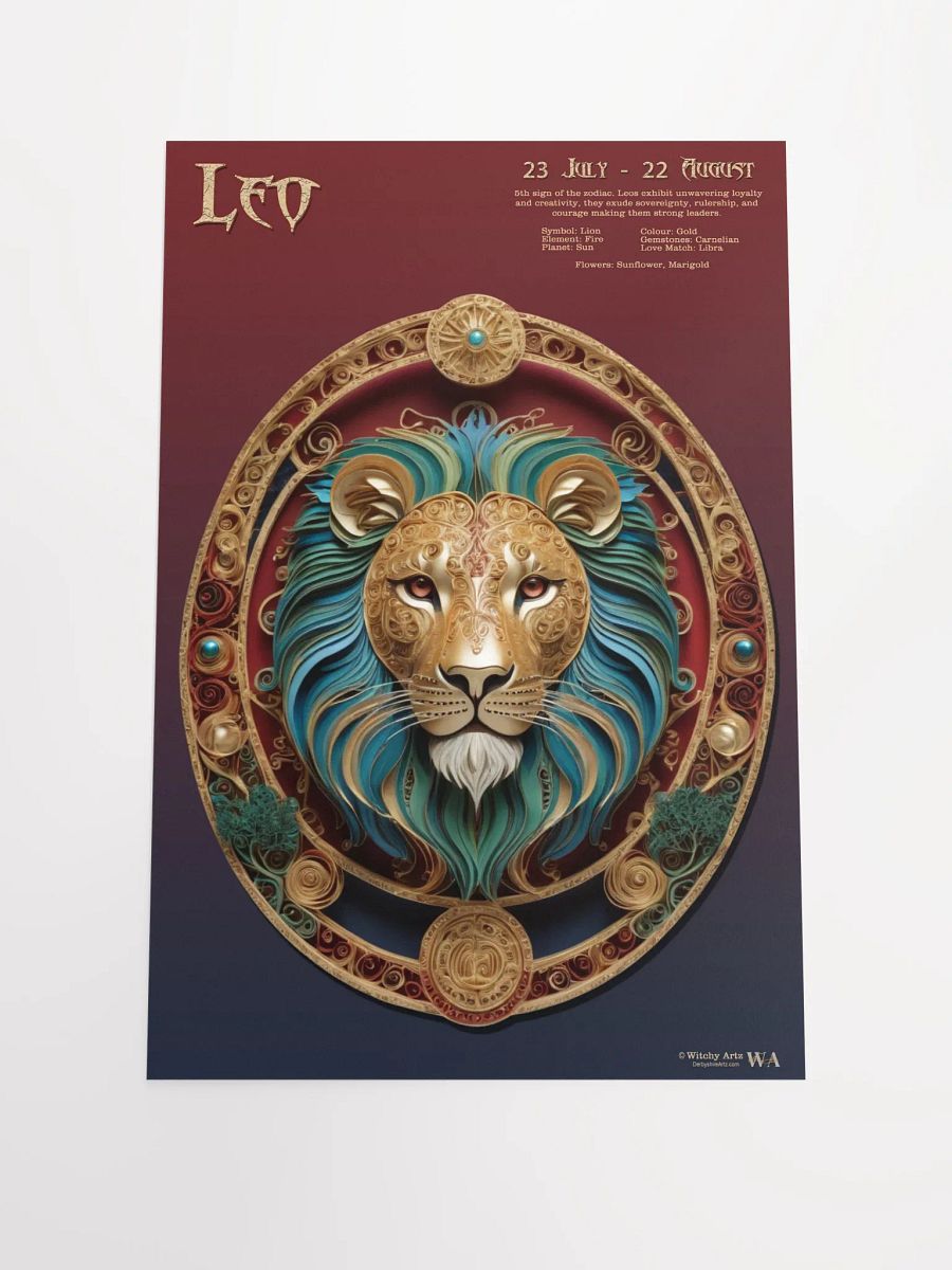Western Zodiac Poster - LEO product image (1)