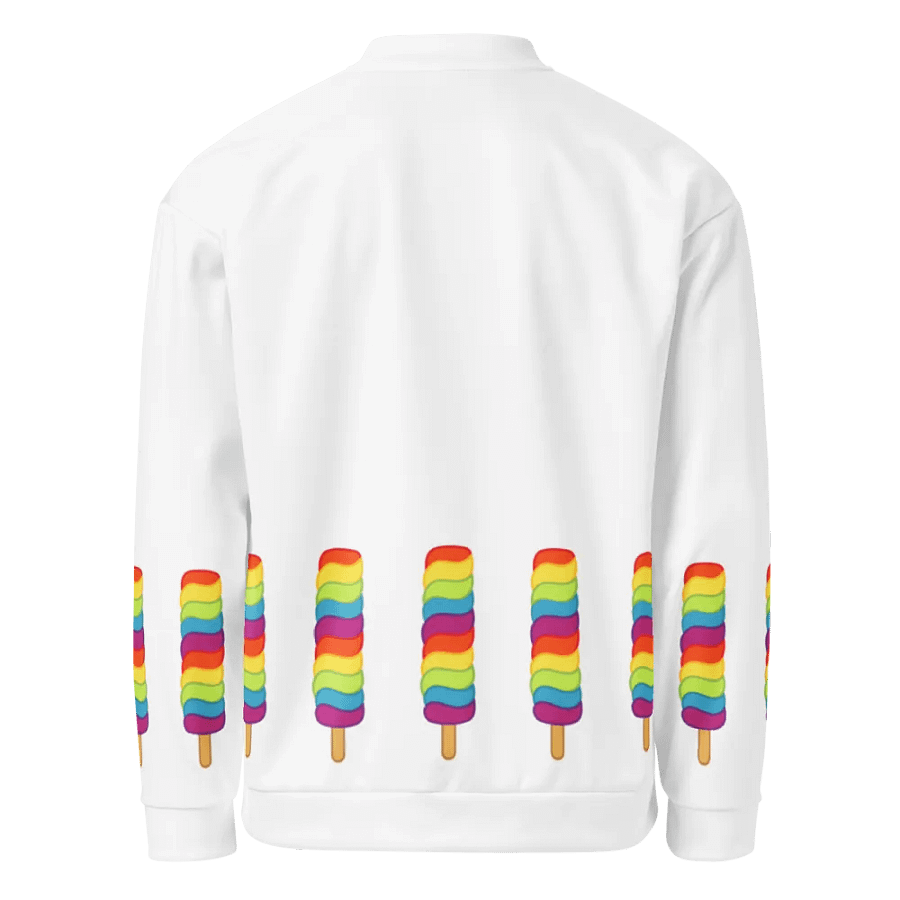 Rainbow Popsicle Dreams Bomber Jacket product image (7)