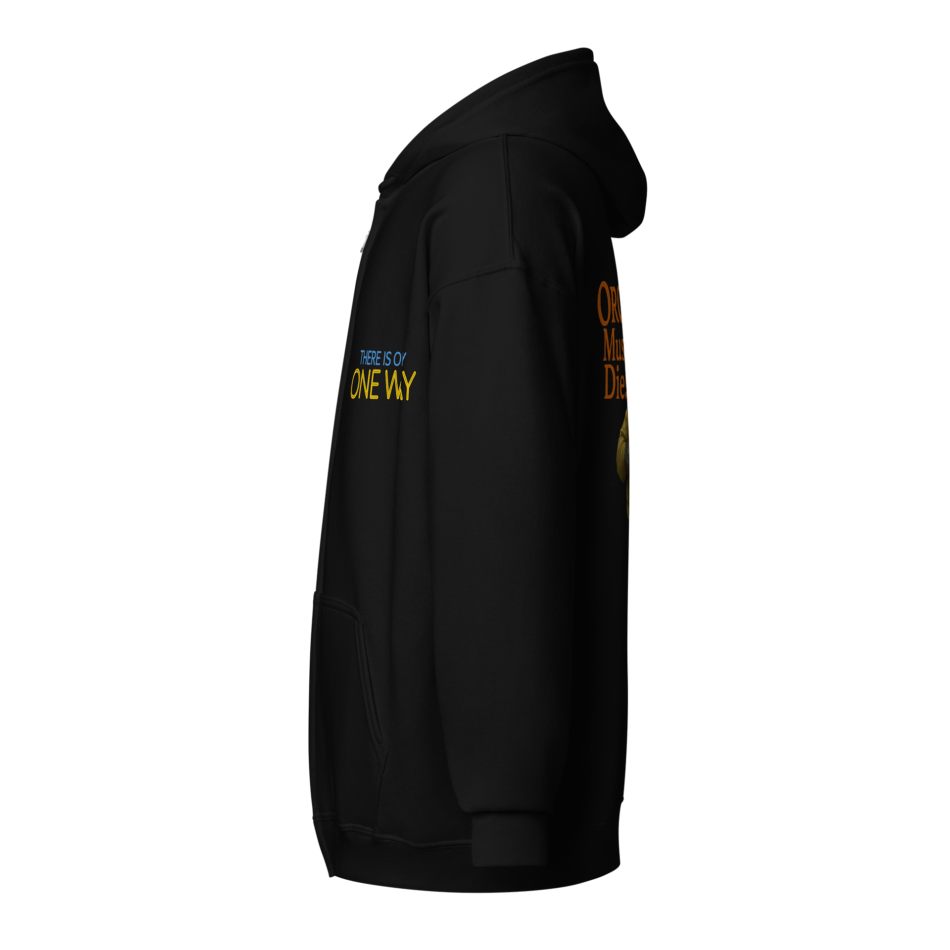 One Way Orcs Must Die Unisex Zip Hoodie product image (3)