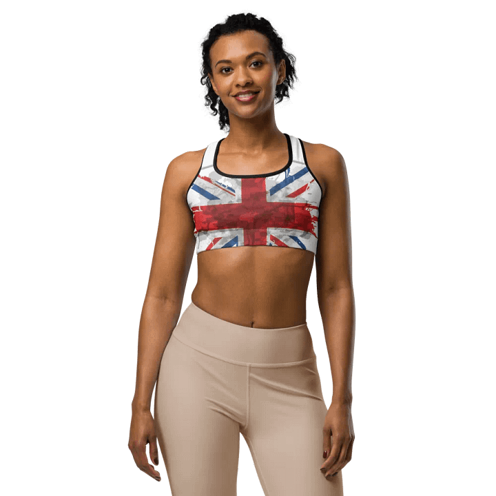 Explosive Union Jack Sports Bra product image (1)