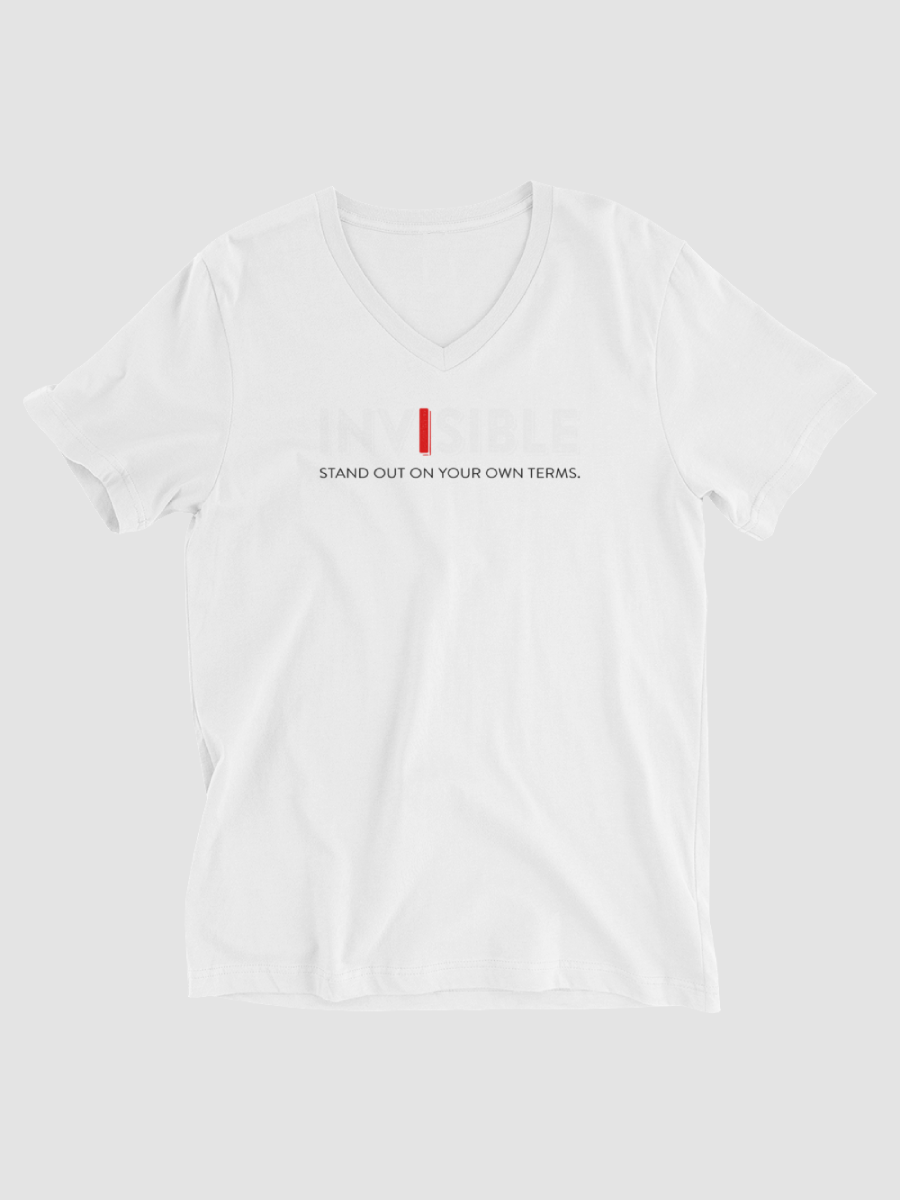 "Define Your Style" Unisex Short Sleeve V-Neck T-Shirt product image (2)