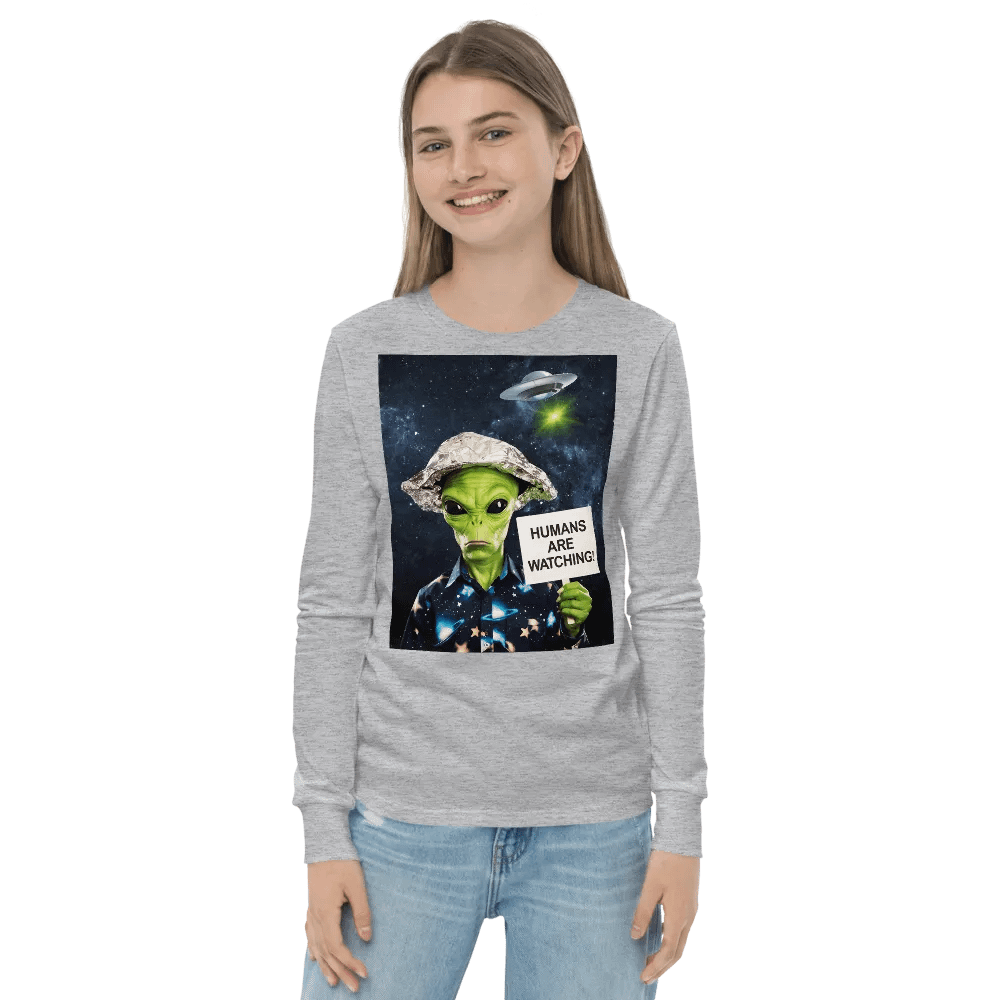 Alien Watcher Youth Long Sleeve T-Shirt Bella+Canvas (Kid's) product image (15)