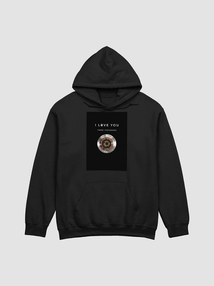 Tony Stark Arc Reactor Love Unisex Hoodie product image (1)