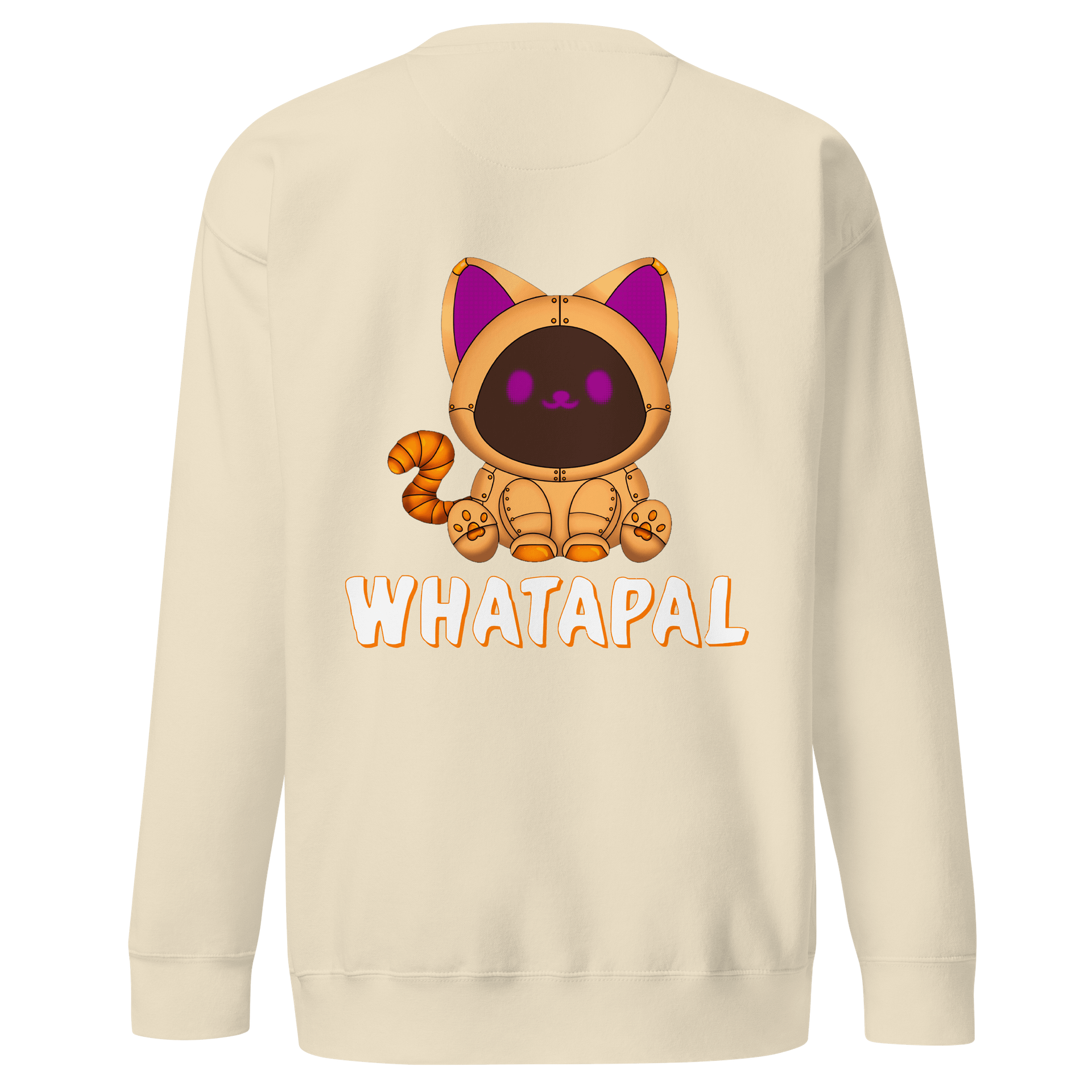 WHATAPAL White Front Embroidered Sweatshirt product image (10)
