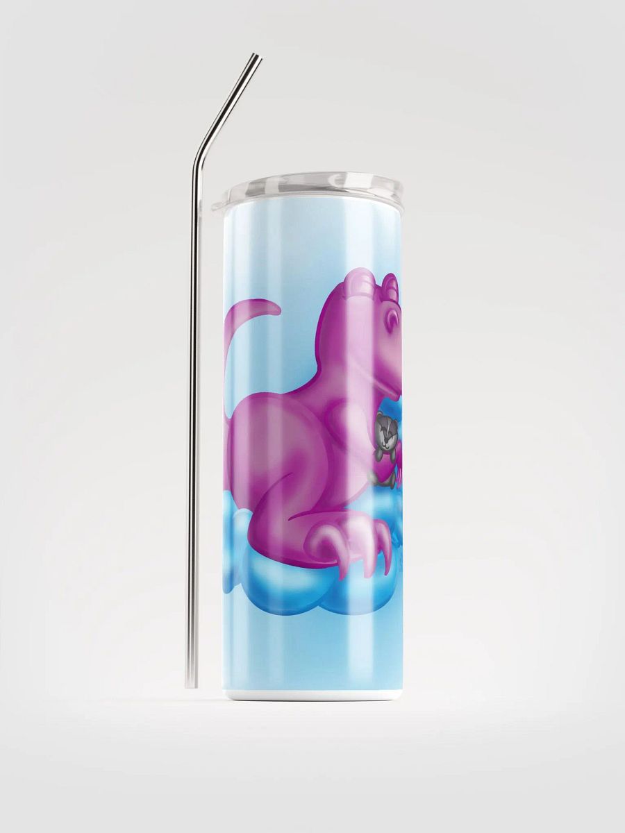 Sleepy Dino Stainless Steel Tumbler product image (2)